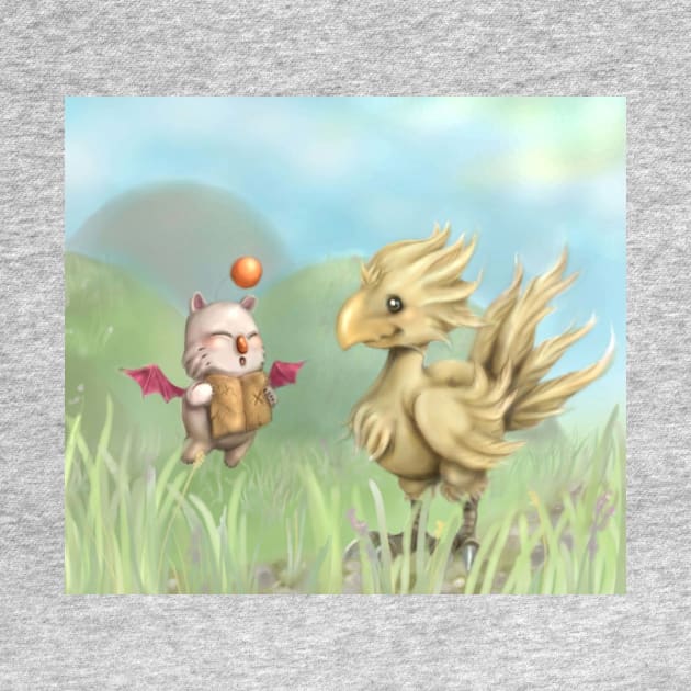 Chocobo Moogle by FranGSal